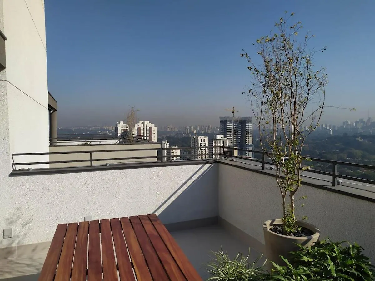 Fl1705 | Ape Na Faria Lima C/ Piscina Academia Metro Apartment Sao Paulo